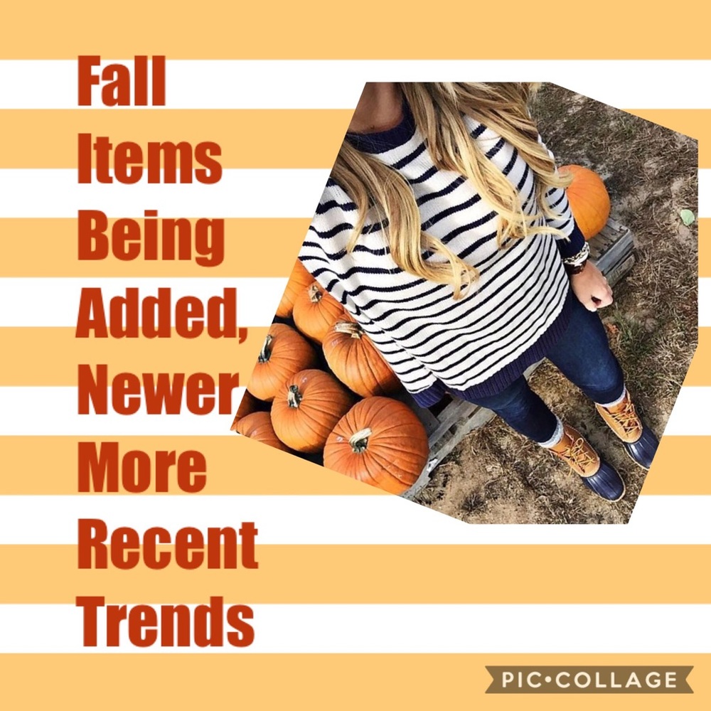 Posting newer items that fit into recent trends.